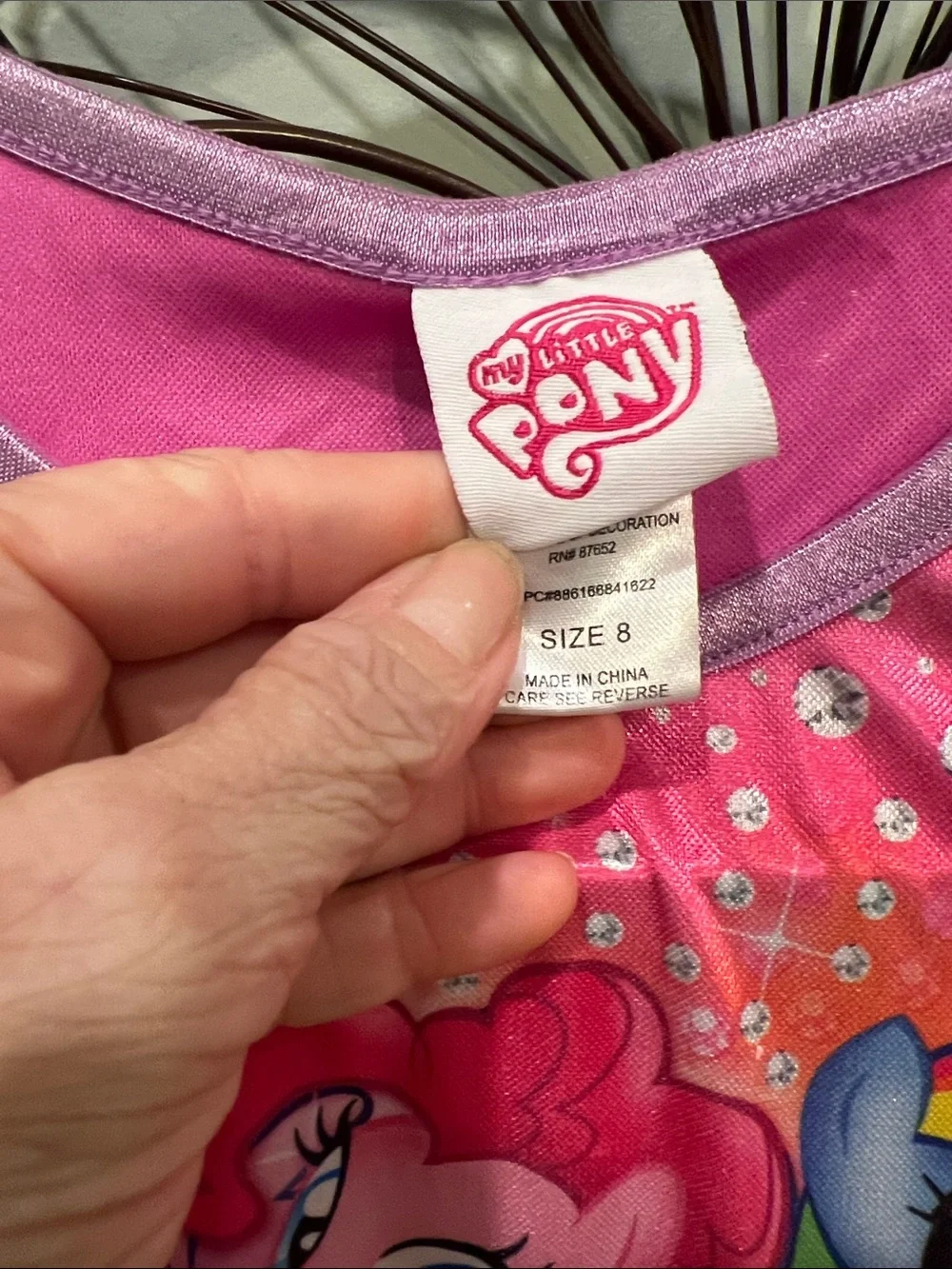 My Little Pony Pink and Purple Sparkle Nightgown
